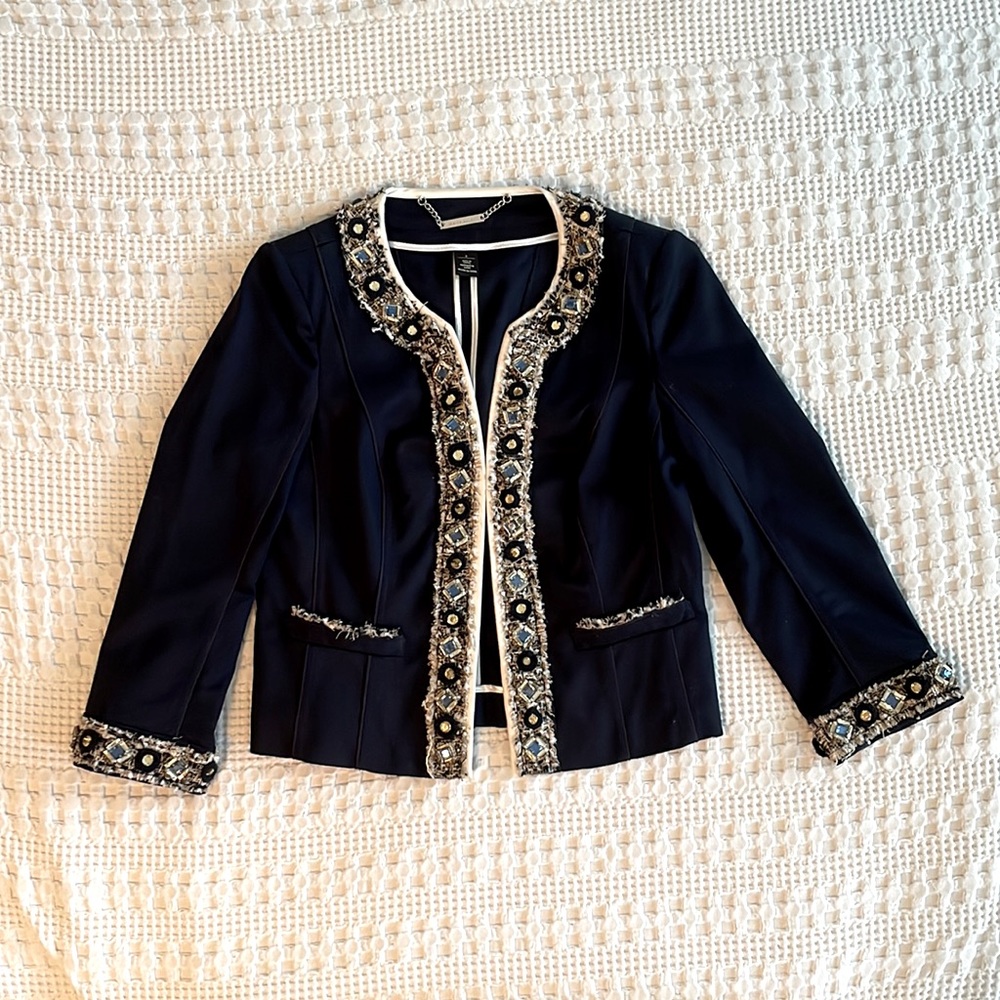White House Black Market Navy Blazer